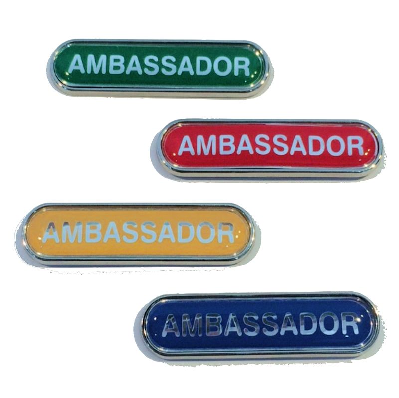 Capricornone Ambassador Gel Domed School Bar Badge